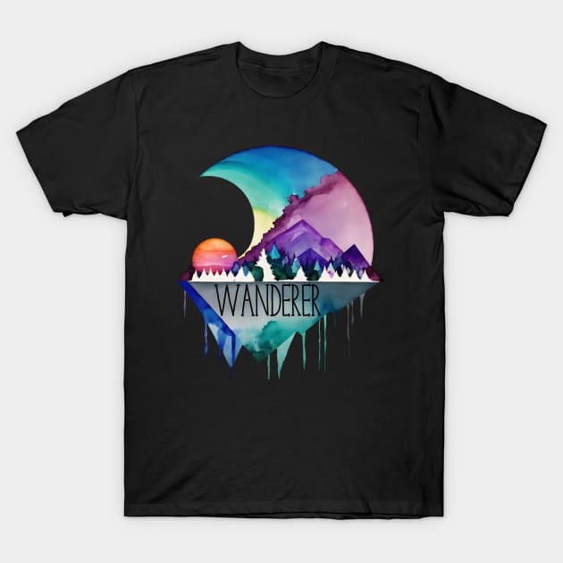Wanderer T-Shirt by Dizzy Lizzy Dreamin